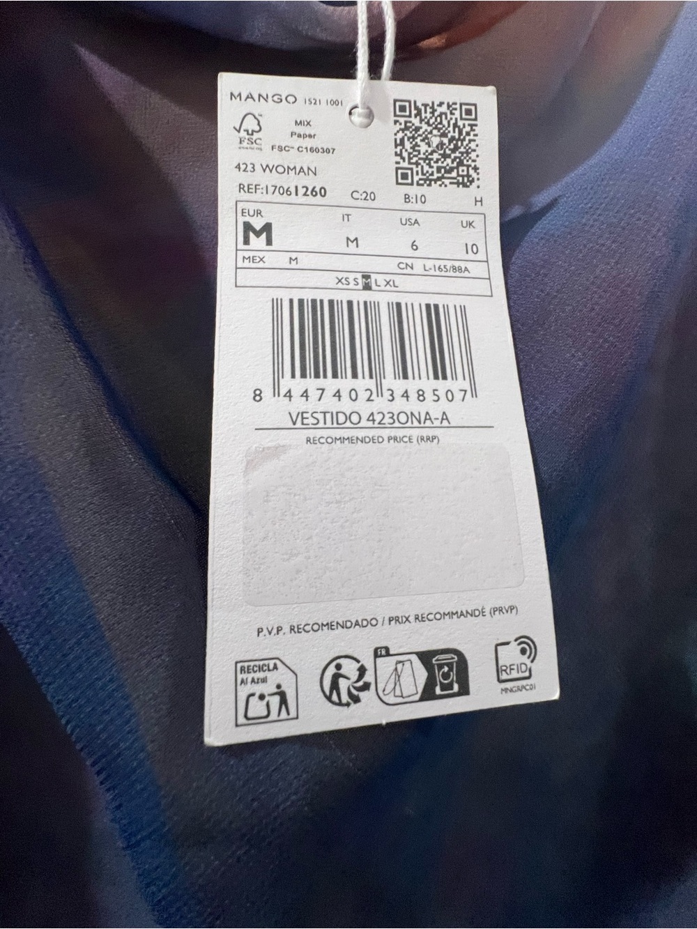 🥭 Mango 🌅 Ombre Maxi Dress in Orange and Blue - Picture 12 of 15